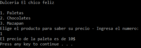 Estructura de control selectiva - Switch Case - 1 Estructura de control selectiva - Switch Case - 1