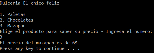 Estructura de control selectiva - Switch Case - 3 Estructura de control selectiva - Switch Case - 3